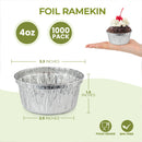 4oz Aluminum Foil Ramekins with no Lids - Inbulks
