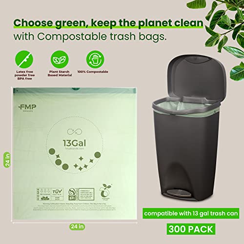13 Gallon Compostable Trash Bags - Inbulks