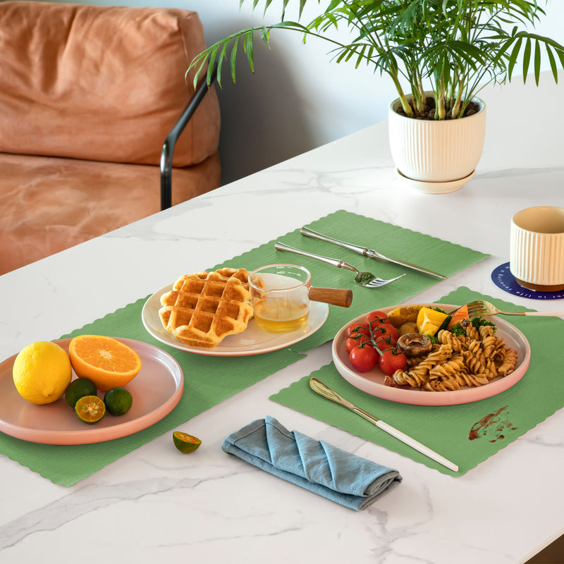 Green Disposable Paper Placemat