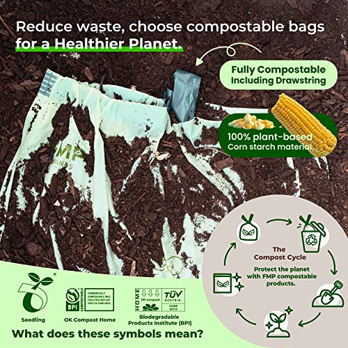 4 Gallon Compostable Trash Bags - Inbulks