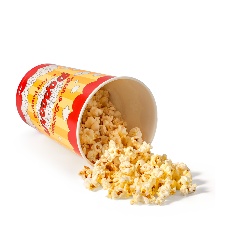 64oz Popcorn Buckets Disposable Paper Popcorn Containers