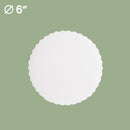 6" White Round Cake Boards - Inbulks