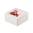 Bakery / Cake Box with Window 6x6x3", Auto-Popup - Inbulks