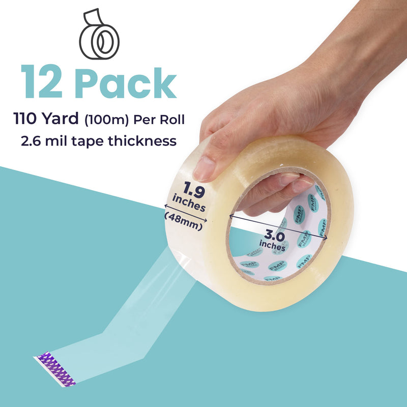 Packing Tape Rolls Pack Heavy Duty - Inbulks