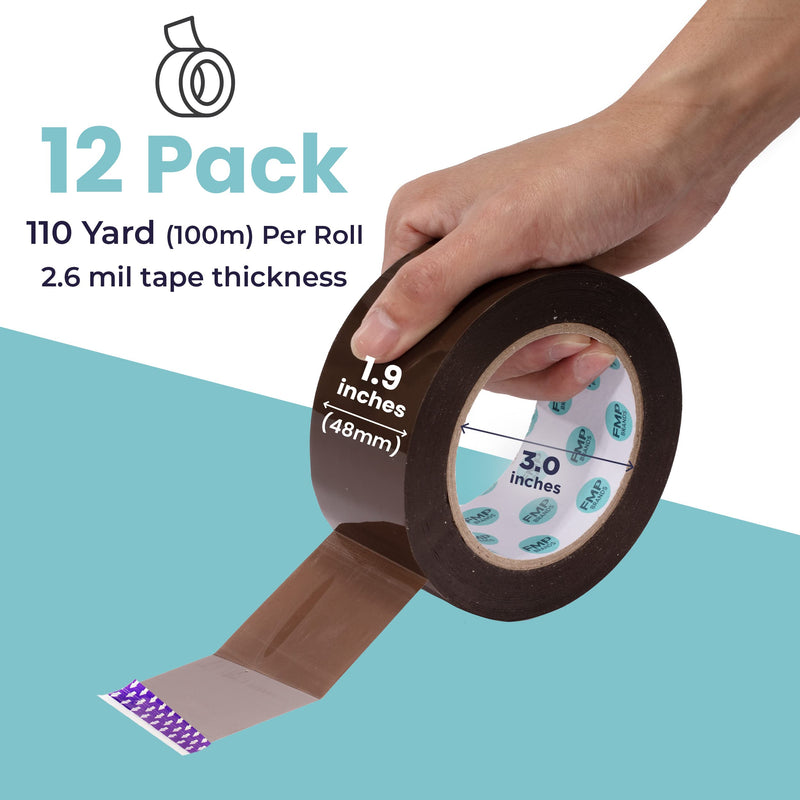 Packing Tape Rolls Pack Heavy Duty - Inbulks