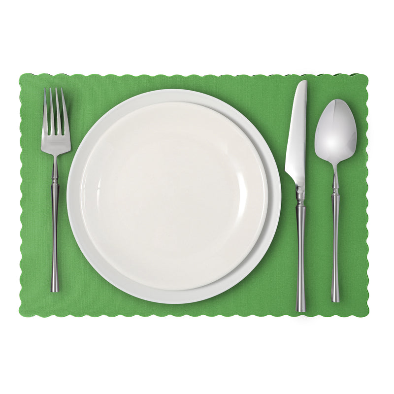 Green Disposable Paper Placemat