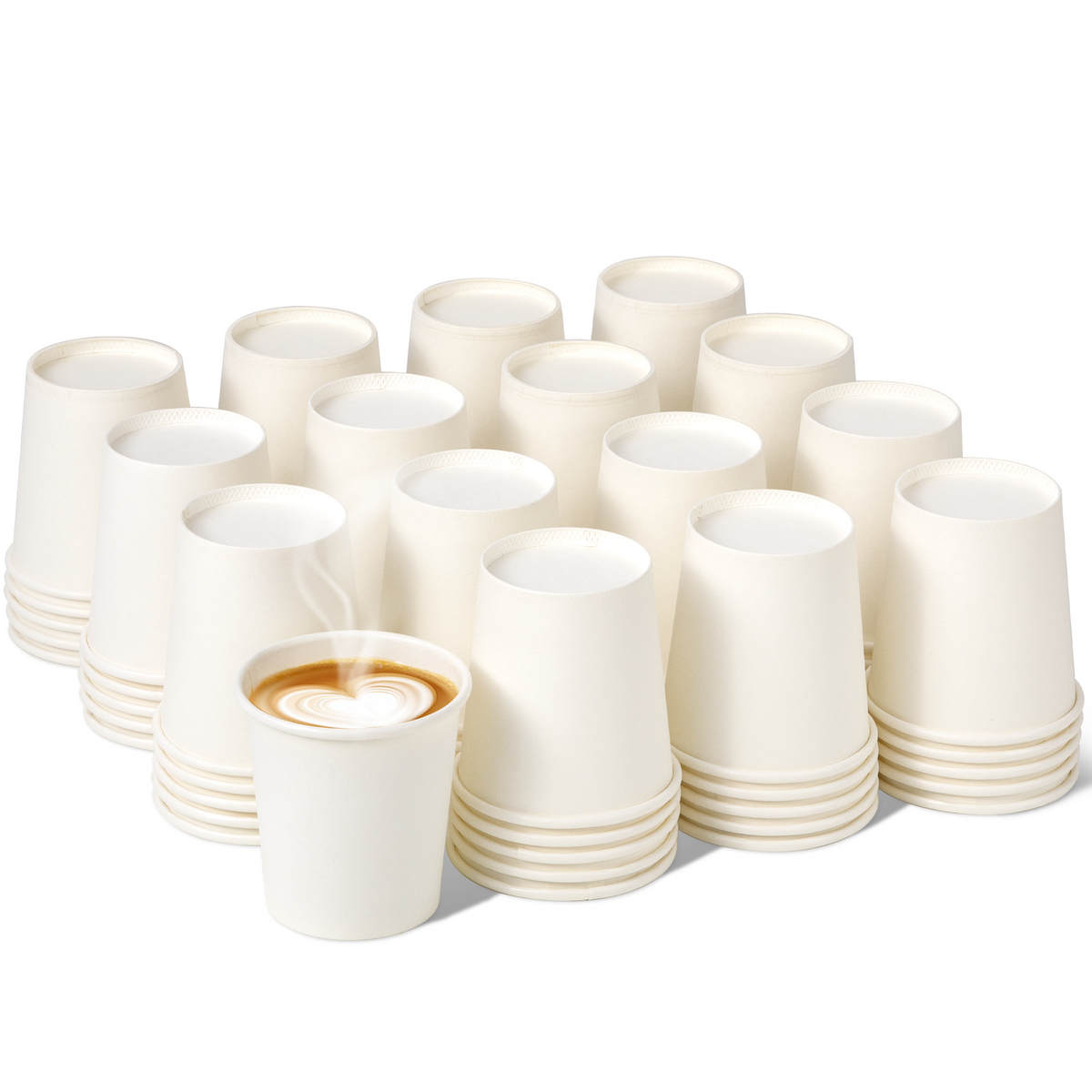 4oz White Disposable Paper Hot Cups