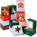 Christmas Bakery Box with Window 4x4x2.5 200pk