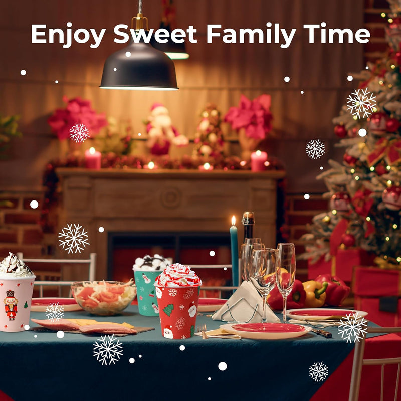 Christmas Paper Cups 12oz 1000pack