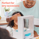 Bakery / Pie Box with Two Windows 10x10x5", popup - Inbulks