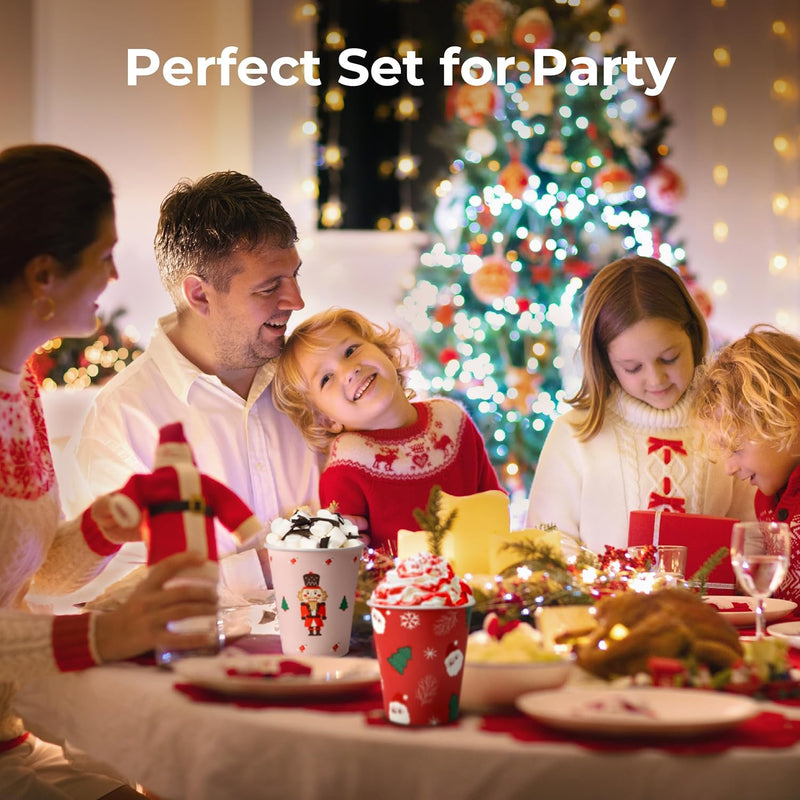 Christmas Paper Cups 12oz 1000pack