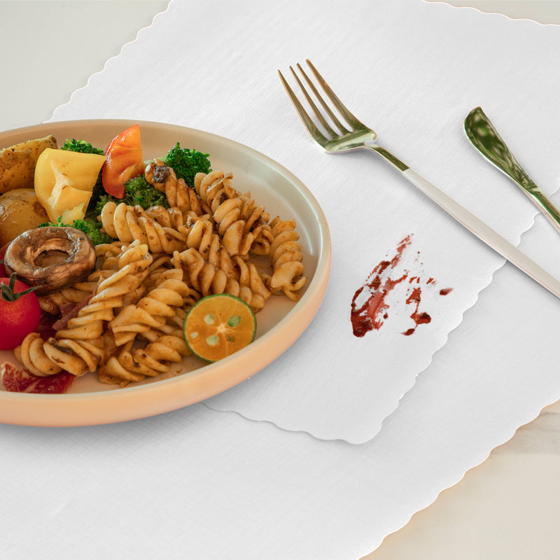 White Disposable Paper Placemat