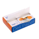 8" x 10.75" Inter-folded Deli Dry Wrap Wax Paper Sheets with Dispenser Box - Inbulks