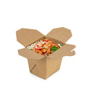 8oz Kraft Brown Rectangle Paper Take Out Food Containers - Inbulks