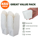 8oz White Rectangle Paper Take Out Food Containers - Inbulks