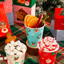 Christmas Paper Cups 8oz 1000pack