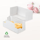 9x4x3.5” White Donut / Bakery Box with Window - Auto-Popup - Inbulks