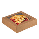 Bakery Box with Window, Auto Pop-up Clear Window 9'' x 9'' x 2.5'' - Inbulks