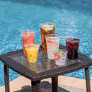 Clear Plastic Cups for Cold Drinks no lids, PET BPA Free - Inbulks