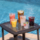 Clear Plastic Cups for Cold Drinks no lids, PET BPA Free - Inbulks