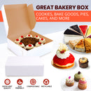 Bakery / Pie Box 8' x 8'' x 3'' with no window - Inbulks
