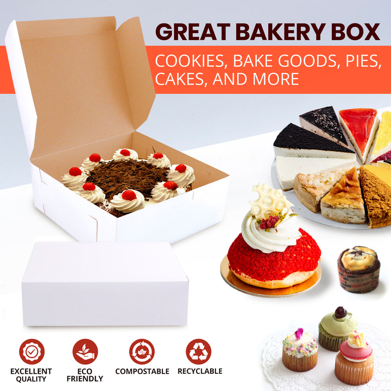 Bakery / Pie Box 8' x 8'' x 3'' with no window