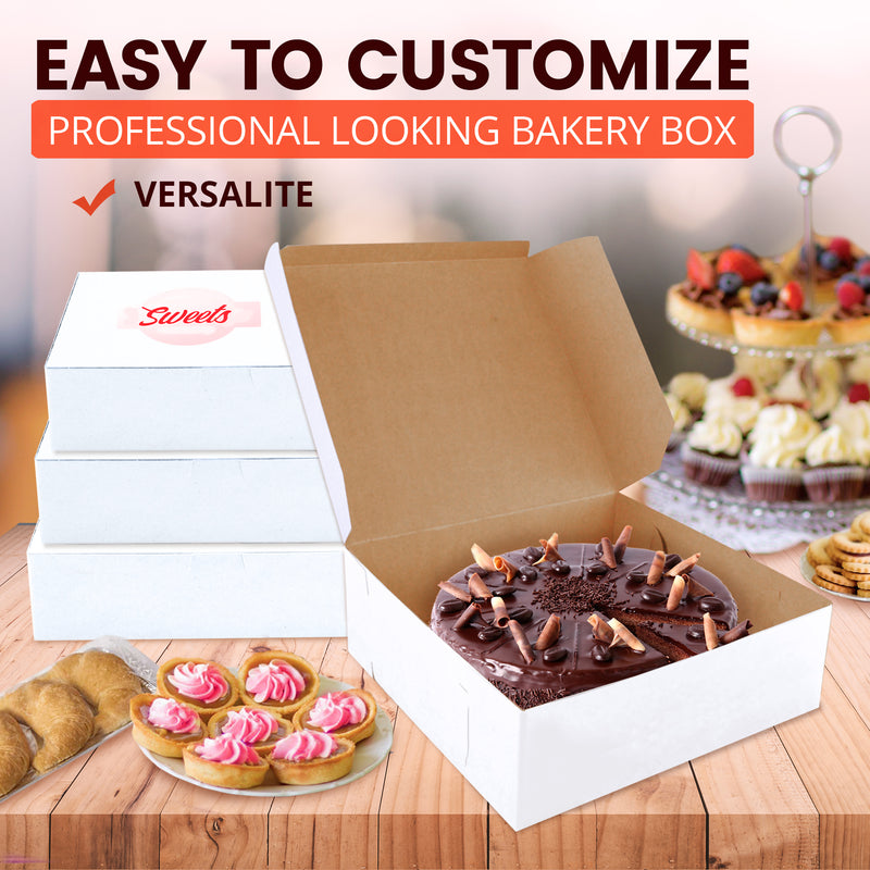 Bakery / Pie Box 8' x 8'' x 3'' with no window