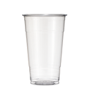 24oz Clear Plastic Cups for Cold Drinks no lids, PET BPA Free - Inbulks