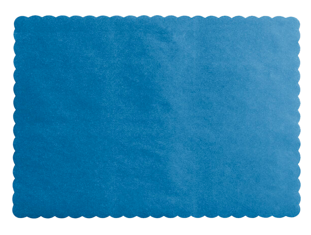 Blue Disposable Paper Placemat