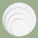 8" White Round Cake Boards - Inbulks