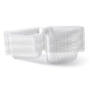 Cake Slice Plastic Containers with Lids - Single 5“ Clear Medium Dome Hinged Lid Cheesecake Container - Inbulks