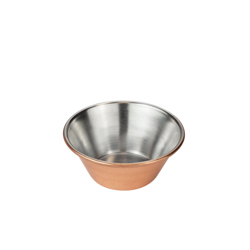 Copper Plated Stainless Steel Round Sauce Cups 1.5oz