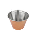 Copper Plated Stainless Steel Round Sauce Cups 4oz