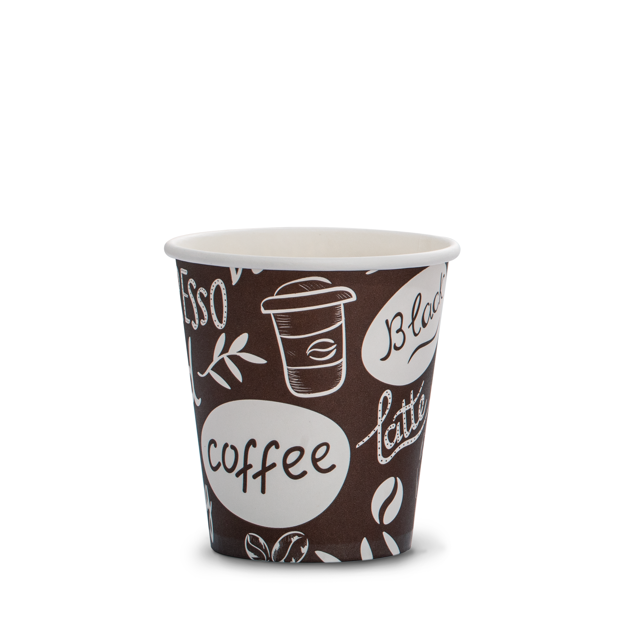10oz Coffee Design Paper Cup 1000cups | Inbulks