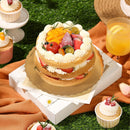 6" Gold Round Cake Boards