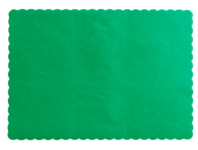 Green Disposable Paper Placemat