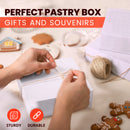 Bakery / Pie Box 8' x 8'' x 3'' with no window - Inbulks
