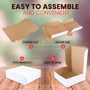 Bakery / Pie Box 8' x 8'' x 3'' with no window - Inbulks