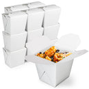16oz White Rectangle Paper Take Out Food Containers - Inbulks