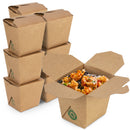 16oz Kraft Brown Rectangle Paper Take Out Food Containers - Inbulks
