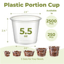 5.5oz Plastic Portion Cup with no lid, BPA Free - Inbulks