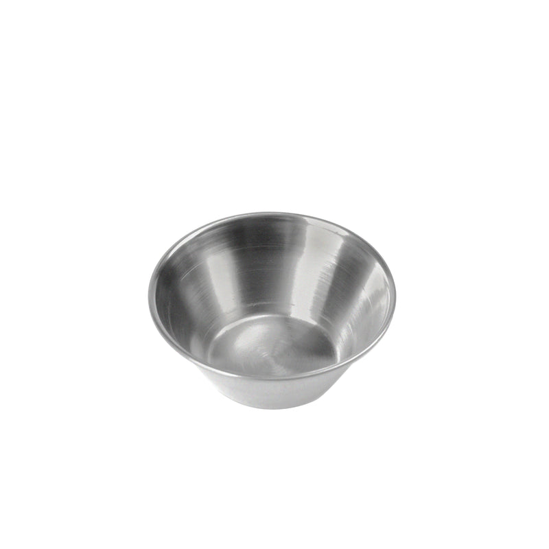 Silver Stainless Steel Round Sauce Cups 1.5oz