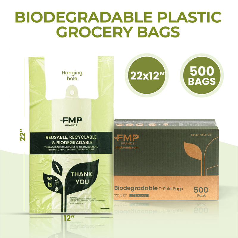 Biodegradable Reusable Plastic T-Shirt Bag