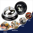 Call Bells 3.38 Inch - Silver Desk Bell 4 Pack - Inbulks