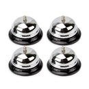Call Bells 3.38 Inch - Silver Desk Bell 4 Pack - Inbulks