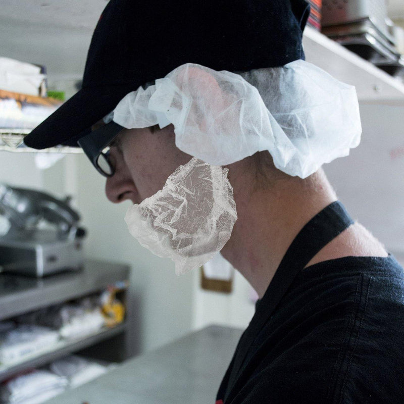 21 Inch Bouffant Hair Nets and Beard Protector - Inbulks