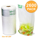 Large Plastic Produce Bag Roll 12"x 20" - Inbulks
