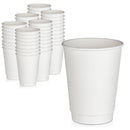 Disposable Coffee Cups - White Double Wall Insulated To Go Coffee Cups - Inbulks