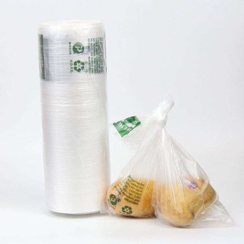 Large Plastic Produce Bag Roll 12"x 20" - Inbulks