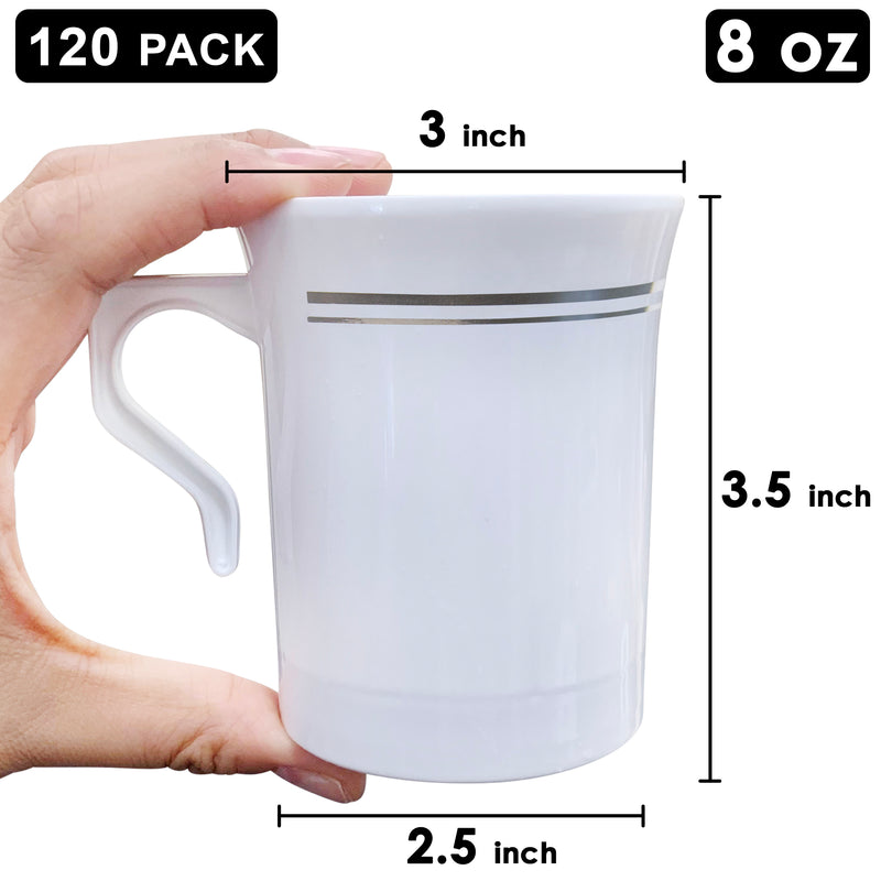 Plastic Coffee Cups/Mugs with Handle 8 oz. - Inbulks